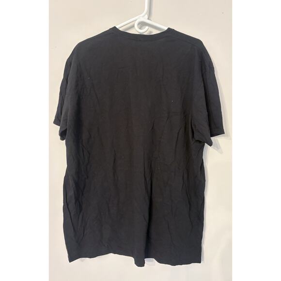 KISS World Tour '77 Graphic Black Short Sleeve T-Shirt Men's Size 2XL Rock - Picture 4 of 5